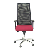 Sillón de oficina Piqueras y Crespo Sahuco Xl Bali + Malla - Ref. fabricante 13SXLBALI100 - Granate