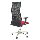 Sillón de oficina Piqueras y Crespo Sahuco Xl Bali + Malla - Ref. fabricante 13SXLBALI100 - Granate