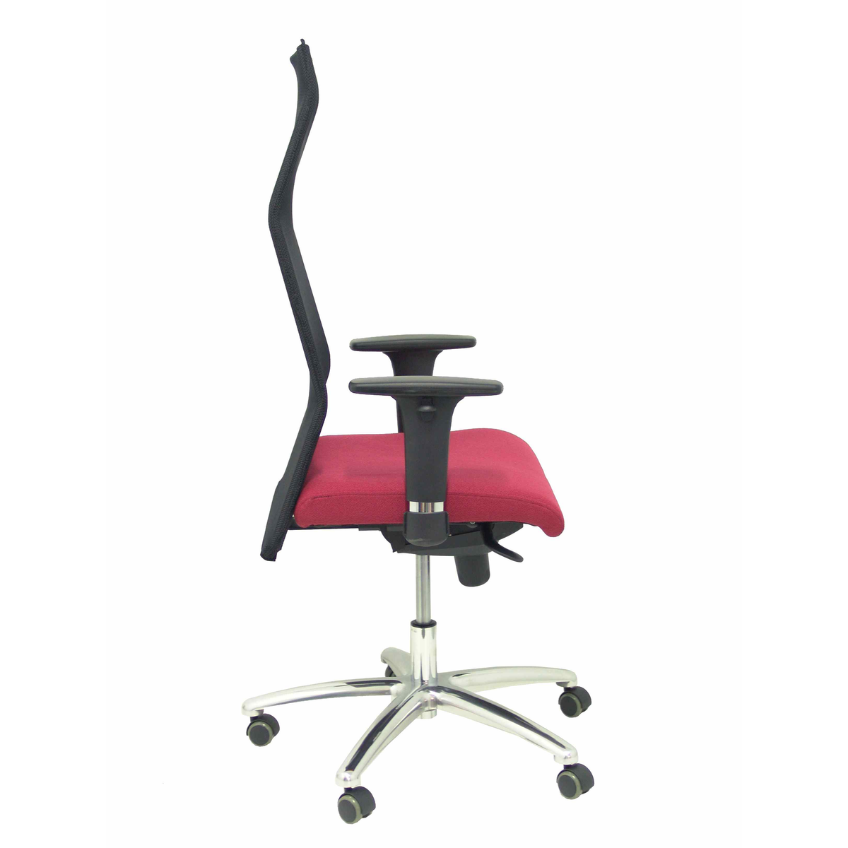 Sillón de oficina Piqueras y Crespo Sahuco Xl Bali + Malla - Ref. fabricante 13SXLBALI100 - Granate