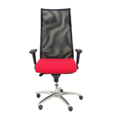 Sillón de oficina Piqueras y Crespo Sahuco Xl Bali + Malla - Ref. fabricante 13SXLBALI100 - Rojo