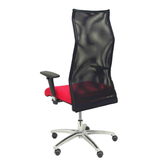 Sillón de oficina Piqueras y Crespo Sahuco Xl Bali + Malla - Ref. fabricante 13SXLBALI100 - Rojo