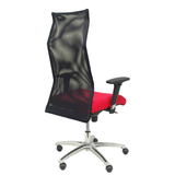 Sillón de oficina Piqueras y Crespo Sahuco Xl Bali + Malla - Ref. fabricante 13SXLBALI100 - Rojo