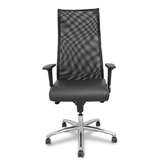 Sillón de oficina Piqueras y Crespo Sahuco Xl Similpiel + Malla - Negro