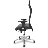 Sillón de oficina Piqueras y Crespo Sahuco Xl Similpiel + Malla - Negro
