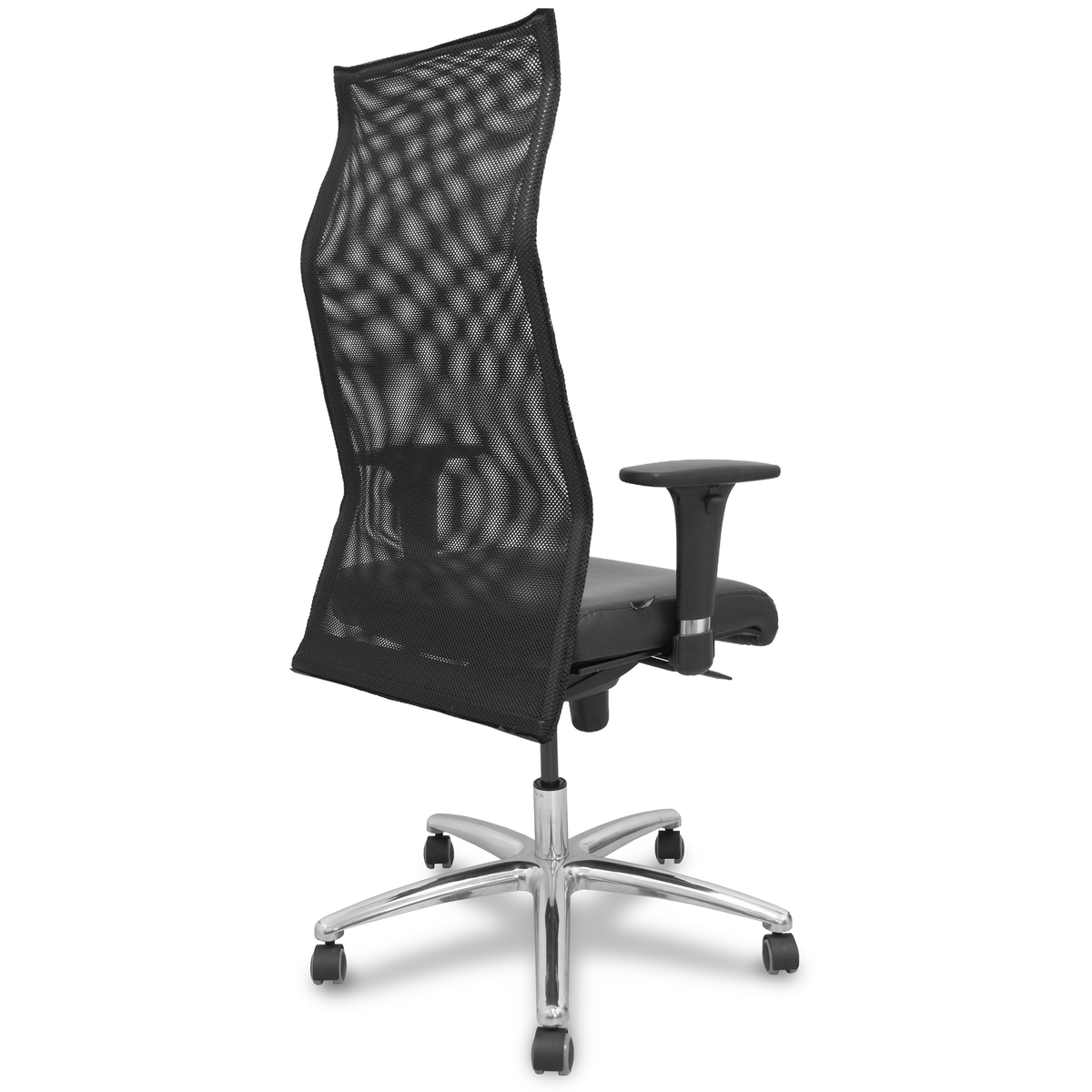 Sillón de oficina Piqueras y Crespo Sahuco Xl Similpiel + Malla - Negro