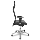 Sillón de oficina Piqueras y Crespo Sahuco Xl Similpiel + Malla - Negro