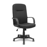 Sillón de oficina Piqueras y Crespo Villa Tela - Basculante - Negro