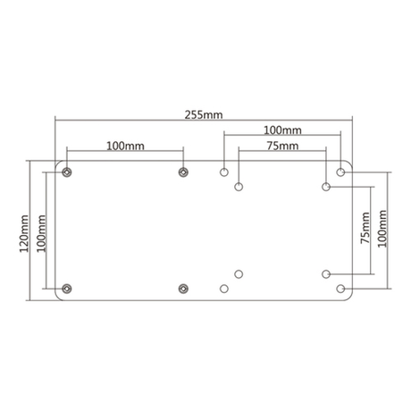 Soporte para mini PC AISENS MPC01-055 Negro - vista 4