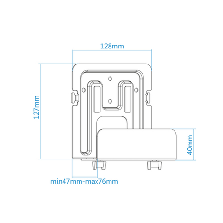 Soporte para mini PC TooQ TQMPM4776 Negro - vista 7