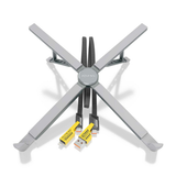 Soporte para portátil AISENS ASUC-4P021-GR 15" Gris - vista 2