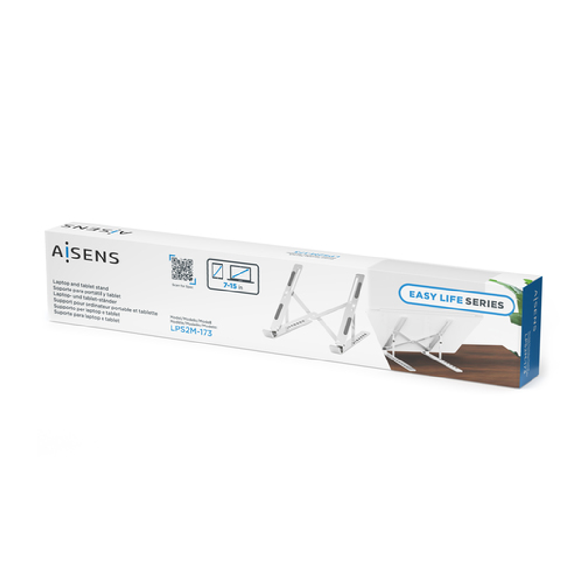 Soporte para portátil AISENS LPS2M-173 Plata - vista 4