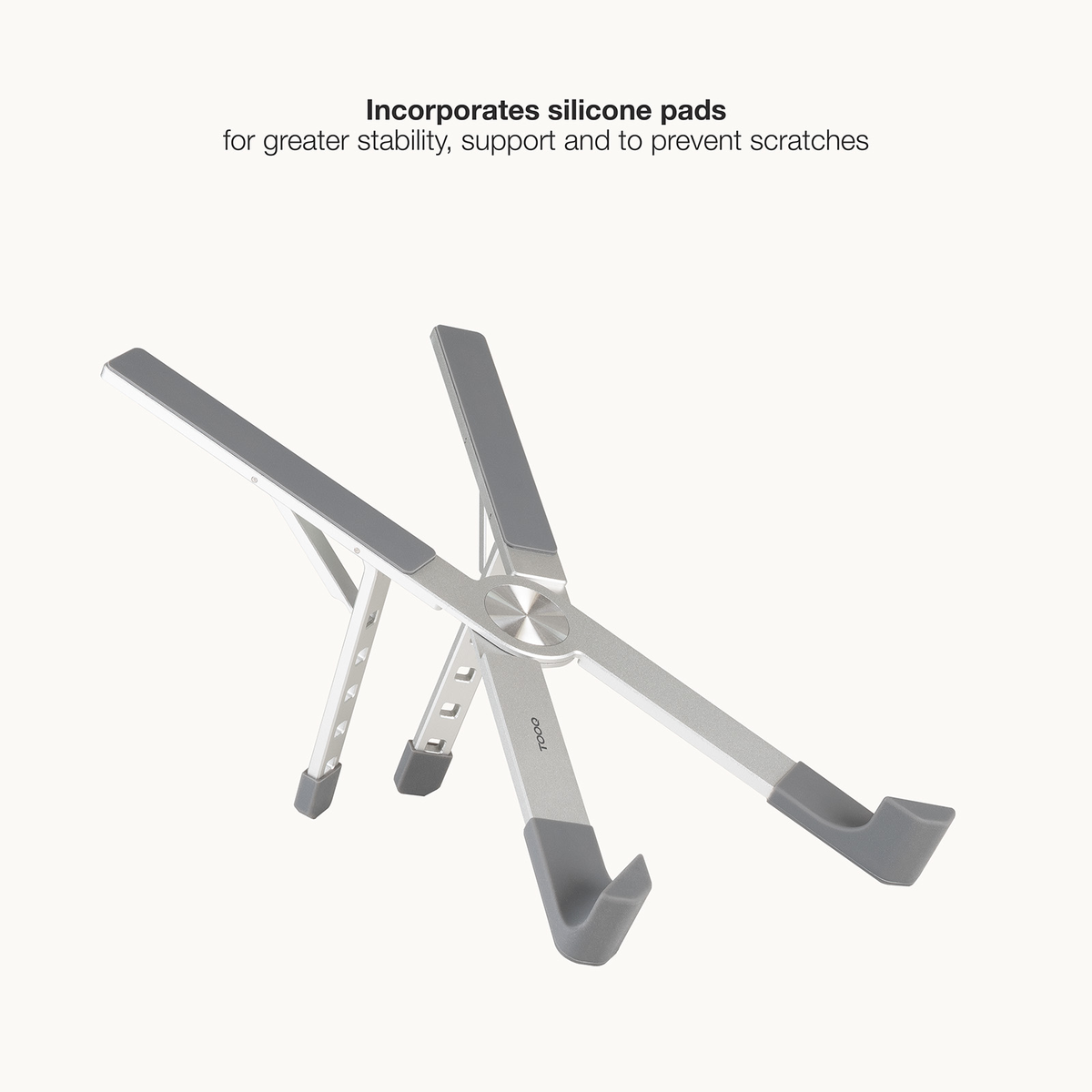 Soporte para portátil TooQ TQLRS0036-AL Plata - vista 4