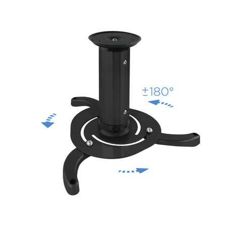 Soporte para proyector TooQ PJ1010TN-B Techo 10 kg - vista 5