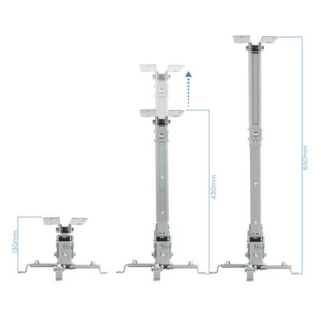 Soporte para proyector TooQ PJ2012T-S Techo 20 kg - vista 2
