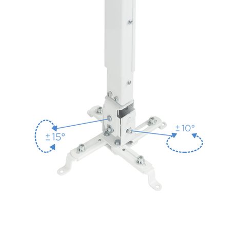 Soporte para proyector TooQ PJ2012T-W Techo 20 kg - vista 3