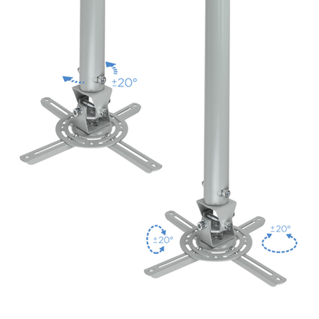 Soporte para proyector TooQ PJ3030TN-S Techo 20 kg - vista 5