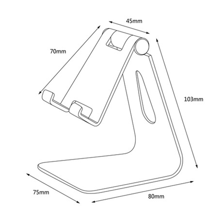 Soporte para tablet AISENS MS1PM-083 7" Gris - vista 7