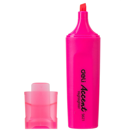 Subrayador Deli Marcador Fluorescente Accent Punta Biselada 1-5mm Rosa