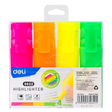 Subrayador Deli B. 4 Marcadores Fluorescentes Accent Punta Biselada 1-5mm Colores