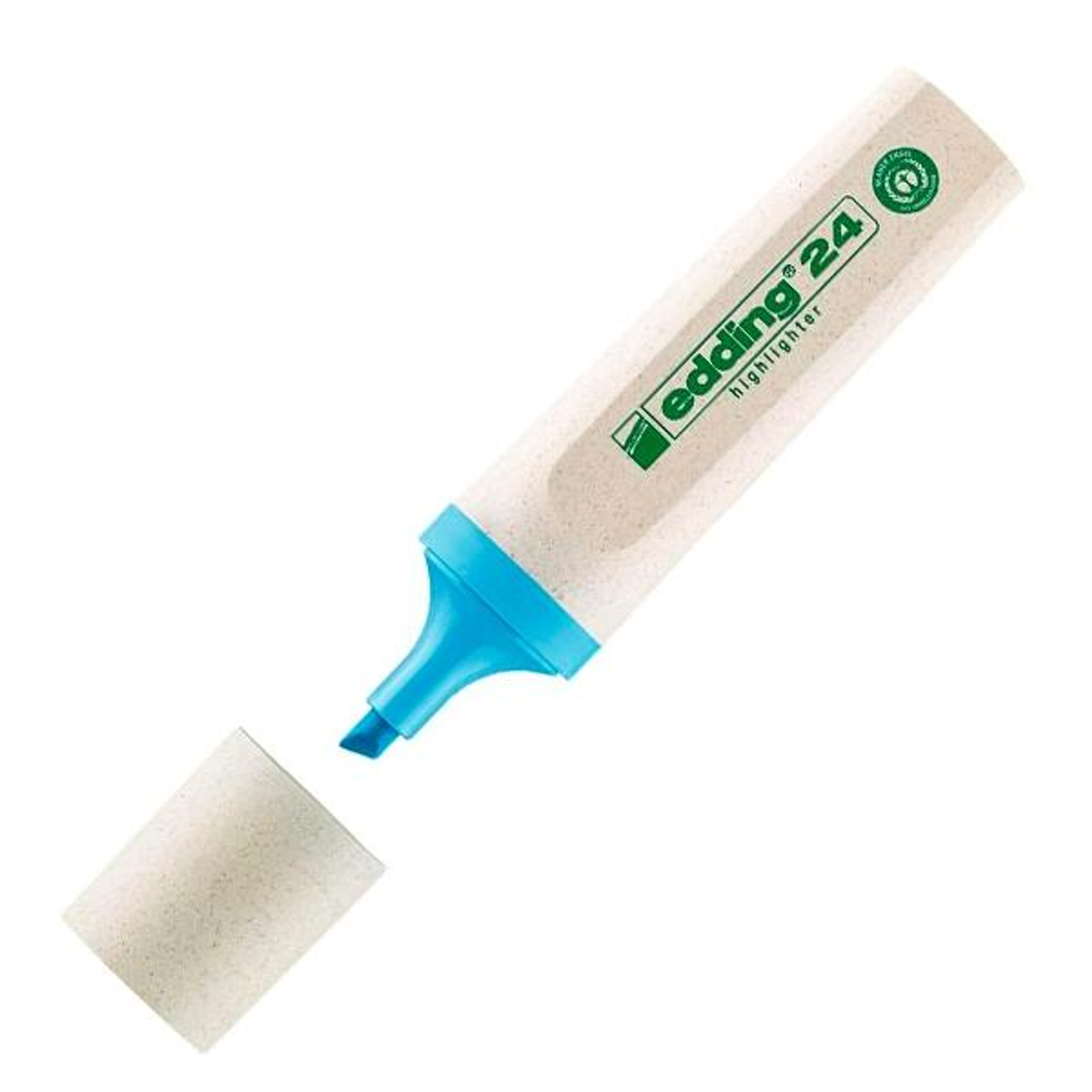 Subrayador Edding Marcador Fluorescente Ecoline 24 Azul Claro