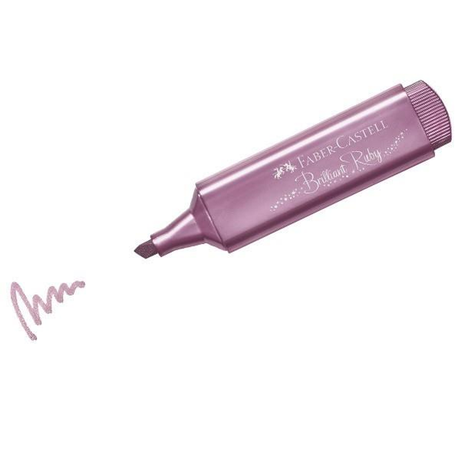 Subrayador Faber-Castell Marcador Fluorescente Textliner 1546 Metallic Rosa
