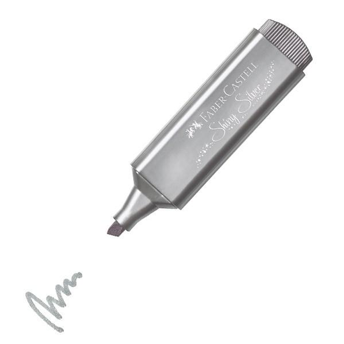 Subrayador Faber-Castell Marcador Fluorescente Textliner 1546 Metallic Plata