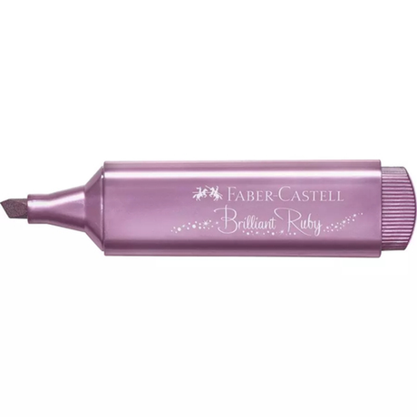 Subrayador Faber-Castell Marcador Fluorescente Textliner 1546 Metallic Rubi - vista 2
