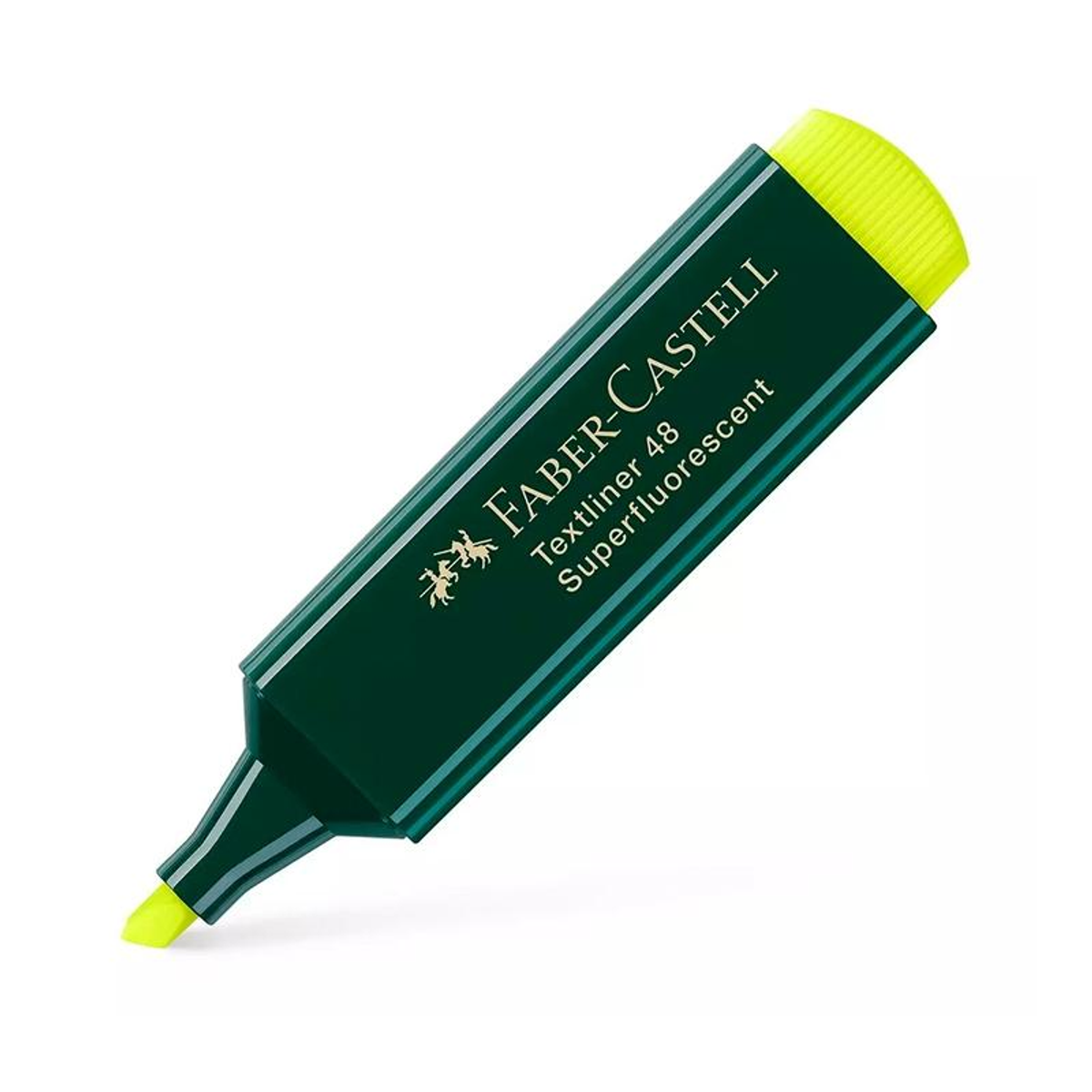 Subrayador Faber-Castell Marcador Fluorescente Texliner 48 - Punta Biselada Amarillo