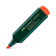 Subrayador Faber-Castell Marcador Fluorescente Texliner 48 - Punta Biselada Naranja