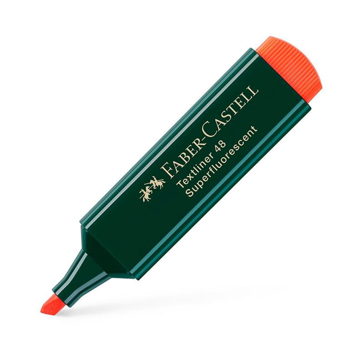 Subrayador Faber-Castell Marcador Fluorescente Texliner 48 - Punta Biselada Naranja