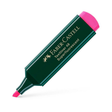 Subrayador Faber-Castell Marcador Fluorescente Texliner 48 - Punta Biselada - Trazo Rosa