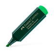 Subrayador Faber-Castell Marcador Fluorescente Texliner 48 - Punta Biselada Verde