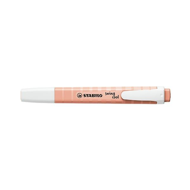 Subrayador Stabilo Marcador Fluorescente Swing Cool Pastel Melocoton Sedoso