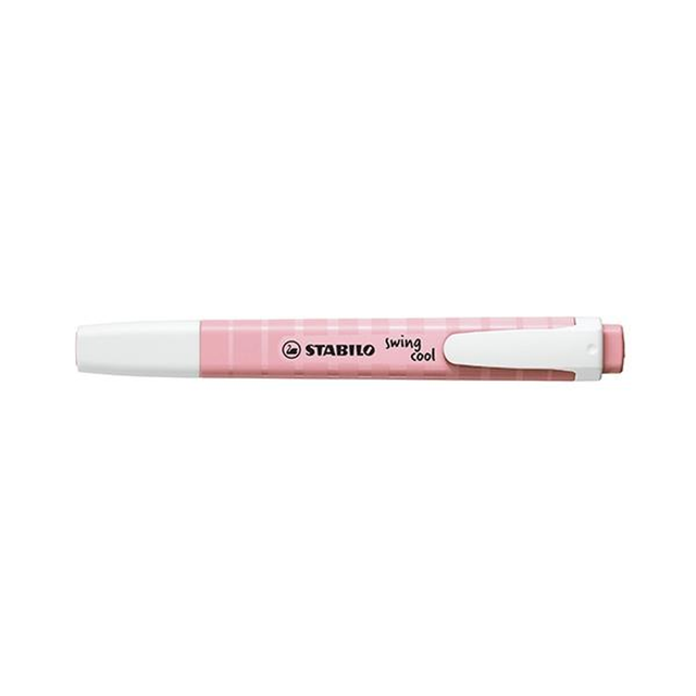 Subrayador Stabilo Marcador Fluorescente Swing Cool Pastel Rubor Rosa