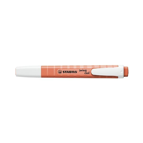 Subrayador Stabilo Marcador Fluorescente Swing Cool Pastel Coral Meloso