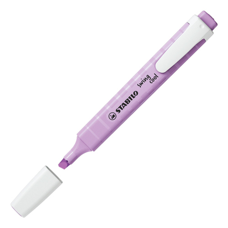 Subrayador Stabilo Marcador Fluorescente Swing Cool Pastel Brisa Violeta - vista 2