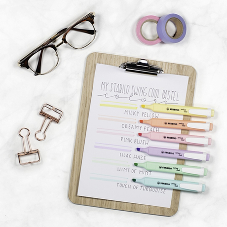 Subrayador Stabilo Paq.6 Marcadores Fluorescentes Swing Cool Pastel Colores Surtidos - vista 4