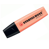 Subrayador Stabilo Marcador Fluorescente Boss Pastel Trazo 5mm Melocoton Sedoso