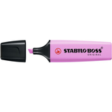 Subrayador Stabilo Marcador Fluorescente Boss Trazo 5mm Fucsia Helado Pastel - vista 2