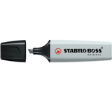 Subrayador Stabilo Marcador Fluorescente Boss Trazo 5mm Gris Polvoriento Pastel - vista 2