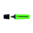 Subrayador Stabilo Marcador Fluorescente Boss Trazo 5mm Verde