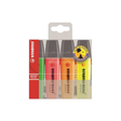 Subrayador Stabilo Paq.4 Marcadores Fluorescentes Boss Trazo 5mm Surtidos