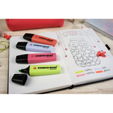 Subrayador Stabilo Paq.4 Marcadores Fluorescentes Boss Nuevos Colores Pastel - vista 5