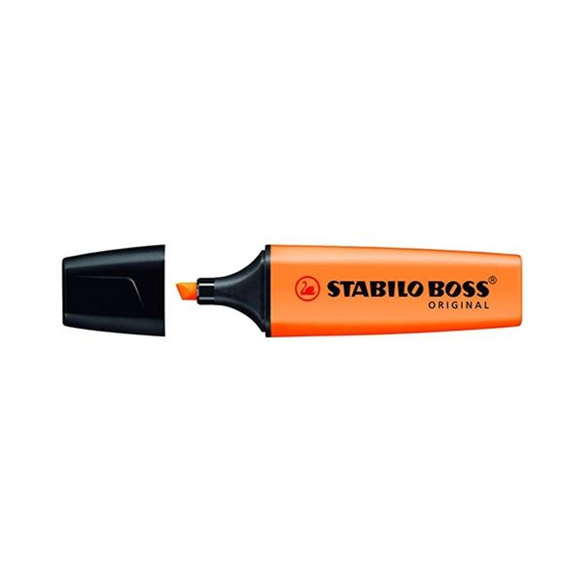 Subrayador Stabilo Marcador Fluorescente Boss Trazo 5mm Naranja