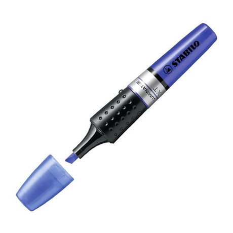Subrayador Stabilo Marcador Fluorescente Luminator Trazo 5mm Azul