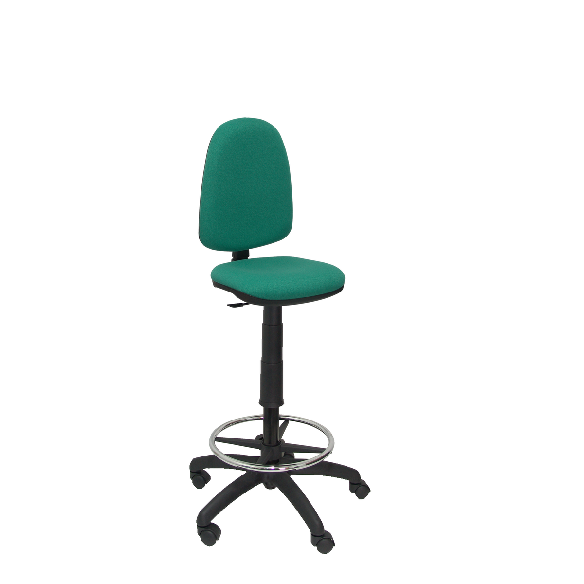Taburete de oficina Piqueras y Crespo Ayna Bali - Ref. fabricante T04CPBALI100 - Verde Esmeralda