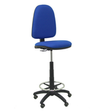 Taburete de oficina Piqueras y Crespo Ayna Bali - Ruedas - Ref. fabricante T04CPBALI100RP - Azul