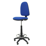 Taburete de oficina Piqueras y Crespo Ayna Bali - Ruedas - Ref. fabricante T04CPBALI100RP - Azul