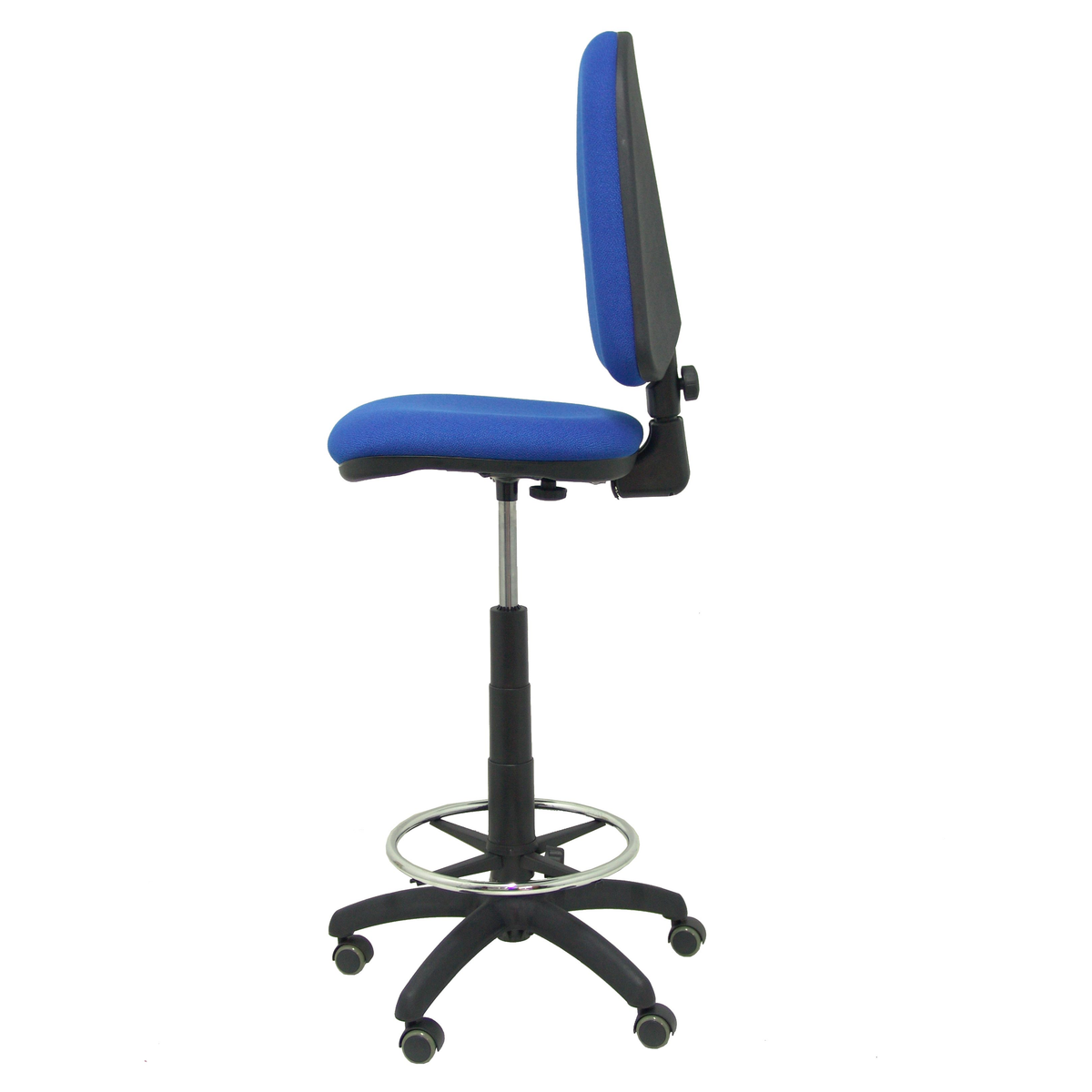 Taburete de oficina Piqueras y Crespo Ayna Bali - Ruedas - Ref. fabricante T04CPBALI100RP - Azul