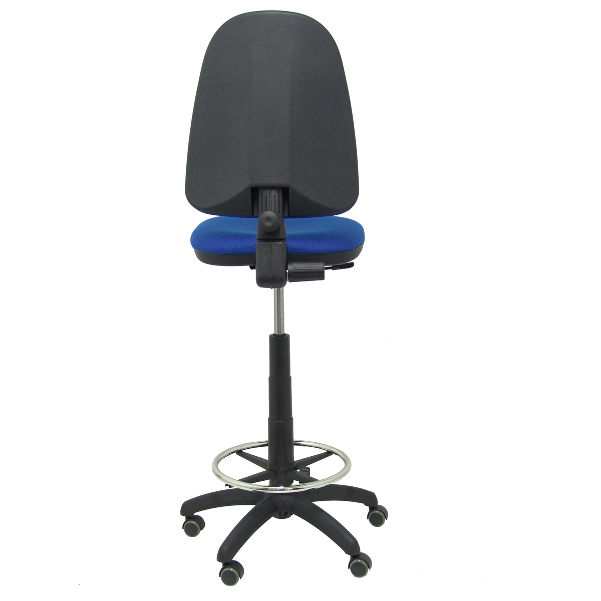Taburete de oficina Piqueras y Crespo Ayna Bali - Ruedas - Ref. fabricante T04CPBALI100RP - Azul